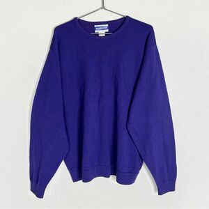Pendleton Wool Purple Scoop Neck Sweater